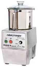 R 602 R 602 V COMBINATION PROCESSORS: CUTTERS & VEGETABLE SLICER R 602 7 Qt.