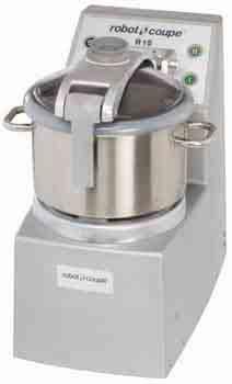 VERTICAL CUTTER MIXERS 01-2011 R 15 NEW 15 4.5 HP - Three phase. 1800 & 3600 rpm. Pulse function, electro-mechanical safety system and motor brake. Stainless steel 15 Qt.