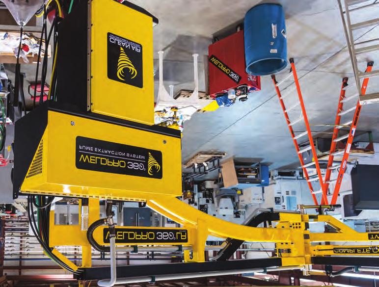 The mobile base plate optio provides for quick re-locatio of the weld boom, it comes with built-i forklift pockets ad adjustable levelig mouts.