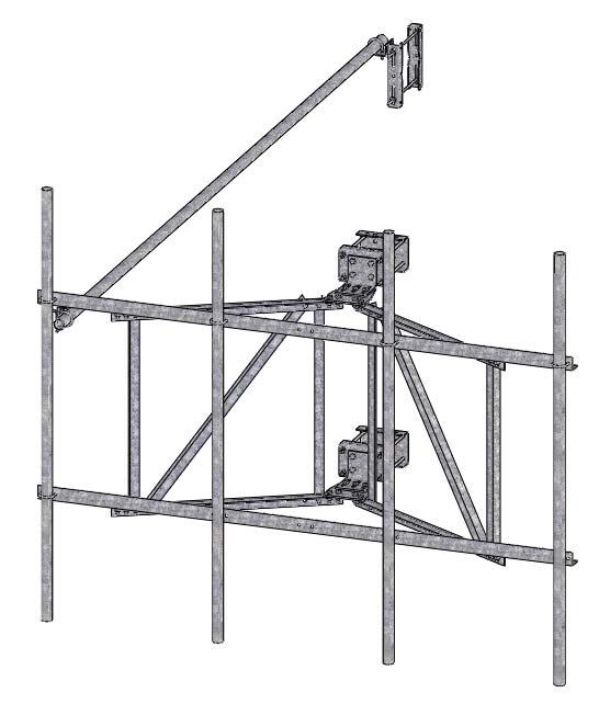 Accessories (U.S. List) Antenna Mounts Sector V-Frames Trylon s versatile V-Frame Sector Mounts are offered in 10, 12 and 15 face widths.