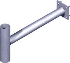 A325 hardware. Standard standoffs area available in five lengths: 1', 2', 3', 3½' or 6½'.