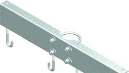 using the 1/2" u-bolt hardware, along with the option to attach to either 3½" or 4½" OD posts