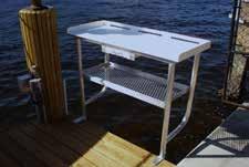Fish Cleaning Tables (Tuna Tables) No dock? No problem!