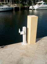 Can be designed to fit dock electrical powerhead boxes. Available in mill or powder coated finishes. Custom design and fabrication available.