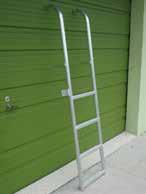 4 steps/rungs require an optional handrail. Call for more info.