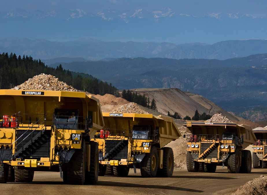 CHOOSING THE RIGHT EQUIPMENT FOR YOUR APPLICATION Hauling Machines Large Mining and Off-Highway Trucks. The hauling fleet can account for 45 percent of overall mining costs.