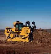 In mining and production dozing applications it takes both machine weight and horsepower to move large volumes of material. Large dozers have high weight-to-horsepower ratios to push large loads.