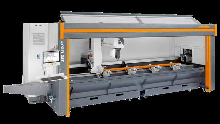 4-axis profile machining centre Profile machining centre SBZ 122/74 4-axis model for metal construction and industrial