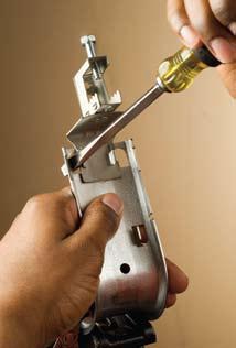 1: Firmly hold the J-Hook and Angle Bracket for assembly Step
