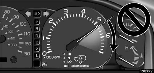 Check it while the engine is running the needle should always indicate as shown above.