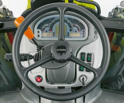 Thanks to the 3-spoke steering wheel, the driver can view all the key information, instructions and