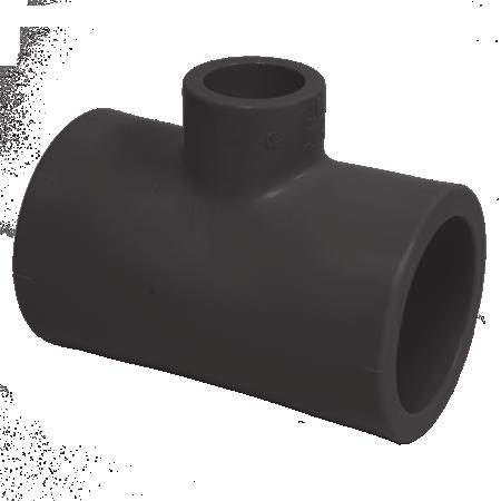 - Socket Fittings REDUCING TEE Dimensions MOP 7 / PN 10 / 150 PSI mm inch dsp dsp1 t t1 l z Weight (lbs) Part Number 25 x 20 3/4 x 1/2 1.37 1.18 0.71 0.63 2.76 1.26 0.09 581121101 32 x 20 1 x 1/2 1.