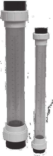 CAIBRATION COUMN mm inch Description Clear PVC Tube,