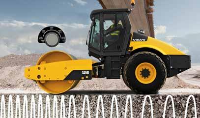 Powered to perform. Volvo SD130 is designed to deliver superior compaction.
