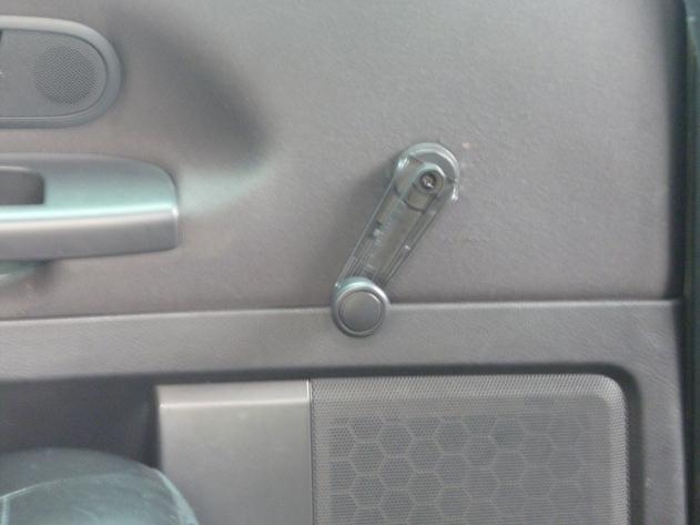 Broken seat levers.