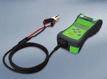 The battery tester furthermore distinguishes itself by a robust and solid housing, suitable for any workshop.
