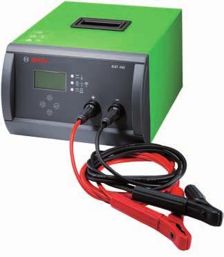 The powerful battery charger is suitable for charging all batteries in 12 V or 24 V on-board power supplies, particularly batteries with fixed electrolyte gel batteries or fleece batteries / AGM).