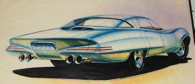 GM Design Sketches Recently for sale on ebay: WE HAVE A FANTASTIC COLLECTION OF ORIGINAL AUTOMOTIVE CONCEPT ARTWORK FROM THE GEORGE