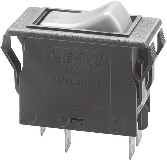 Description An extremely versatile range of rocker switch/thermal circuit breakers (S-type TO CBE to EN 6094 with trip free mechanism) offering the choice of single pole, double pole with single pole