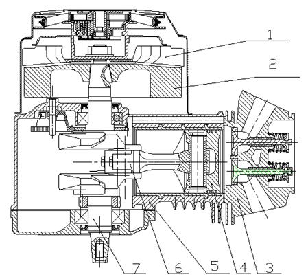Engine type CP170F Engine