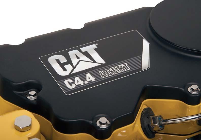 CAT C4.4 ENGINE RELIABLE, QUIET, POWERFUL. C4.4 WITH ACERT TECHNOLOGY Meets emissions standards equivalent to U.S. EPA Tier 3 and E.U. Stage IIIA requirements Provides a gross power of 55.