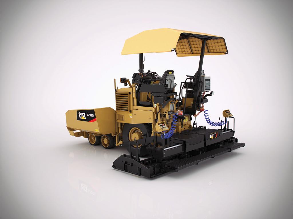extensions is available with manual or hydraulic folding capability Electric screed heat promotes cleaner working conditions for the crew Large capacity cooling system directs warm air away from the