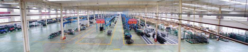 Hisun Factory Assembly Within the assembly plant are two 120-meter-long modern