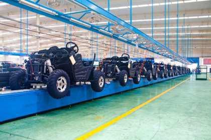 These lines have an estimated annual production capacity of 100,000 units ATV s/utv