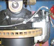 If not angled correctly, the brake line will contact the body of the shock when turning.