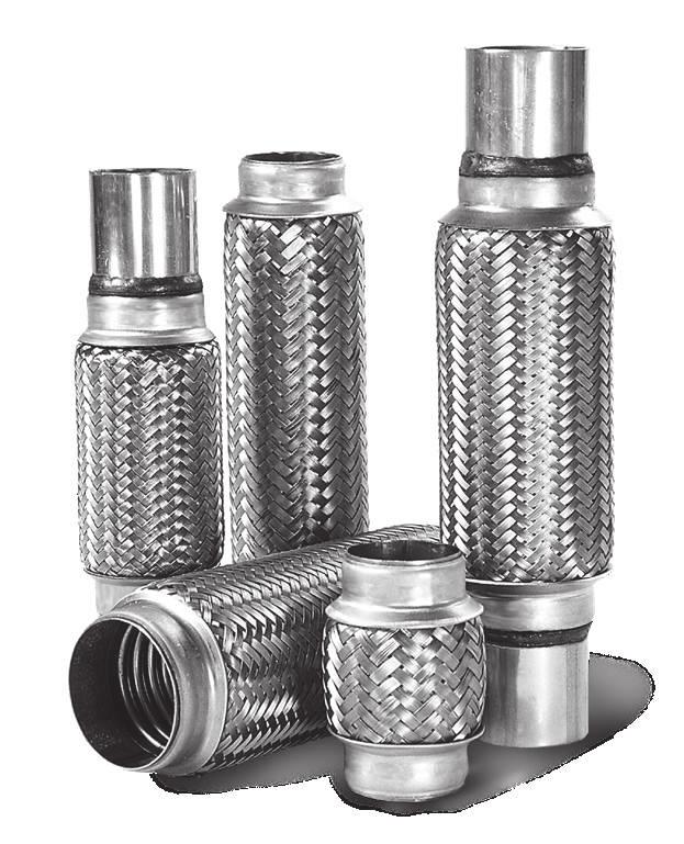 FLEX COUPLING ACCESSORIES FEATURES 2 Ply Bellows for Max Strength Seamless Convoluted Inner core to prevent leaks Reduces Vibration Stress Fatigue Inner Braid Option Adds Longer Life Large 3"
