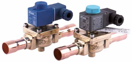 CHAPTER 5 NORMALLY-CLOSED FOR REFRIGERATION PLANTS THAT USE HC REFRIGERANTS APPLICATION The solenoid valves illustrated in this chapter have been developed by Castel for all those refrigeration