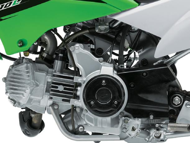 Powerful Engine * Air-cooled 112cc SOHC engine pumps out plenty of responsive low-rpm torque. Valve-timing results in an engine more powerful at all rpm s than its predecessor.