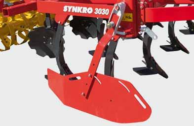 Only one adjustment point at the front on each side even on foldable cultivators.