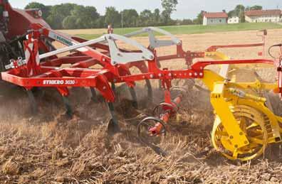 Levelling tines The levelling tines are a lighter and cost-effective alternative to levelling
