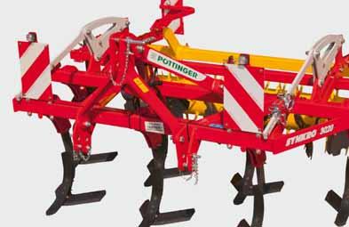 SYNKRO 1020 range Two-row stubble cultivators light and compact These low draft and compact two-row cultivators are designed
