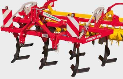 Fitted with a shear bolt, each tine offers three positions for reliable penetration and uniform surface mixing.