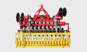 Disc harrow TERRADISC rigid compact disc harrows The short construction is a key feature of PÖTTINGER compact disc harrows. Working depths between 3 and 12 cm are possible.
