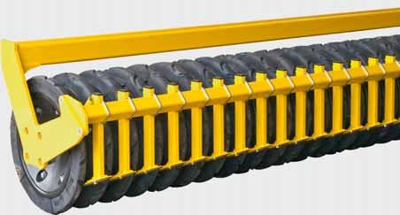 Rubber packer roller The perfect roller for widely varied soil conditions.