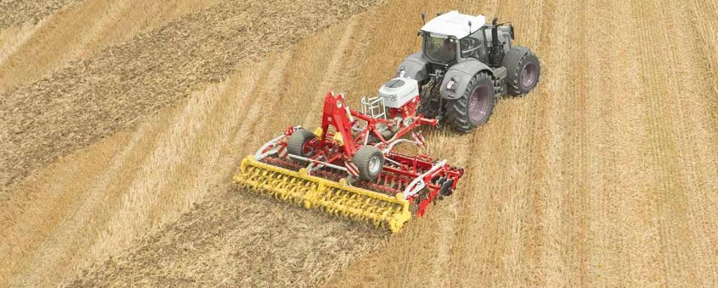 In a single pass The TEGOSEM cover crop sowing unit combines soil cultivation and sowing a cover crop in a single pass to save time and costs.