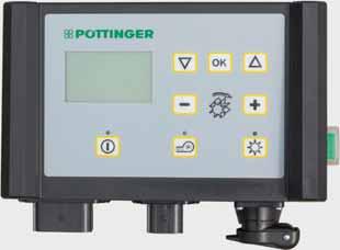 Metering shaft control & monitoring, output rate electronically adjustable. Display in kg/ha. Priming function Headland management Automatic calibration.