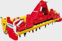 Power harrows LION power harrows Easy mounting on different tractors with different diameter tyres. Extending lower linkage mountings. Always the ideal setting for the PTO shaft overlap.
