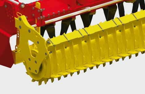 Cage roller The ideal roller for dealing with dry, non-sticky soils.