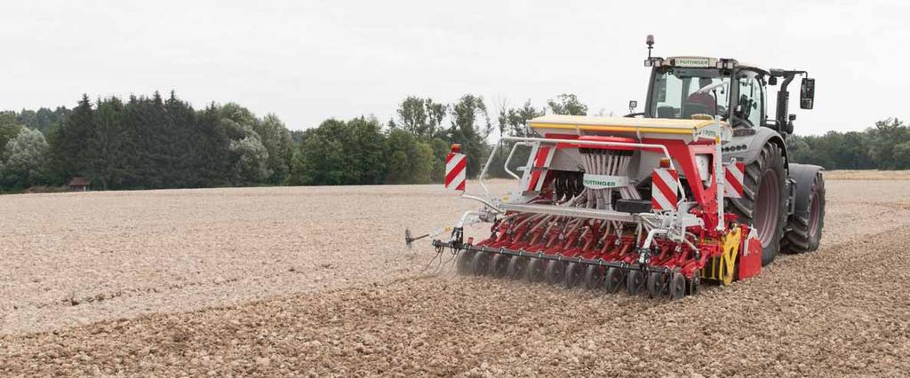 Best seed germination The unique AEROSEM seed drill concept from PÖTTINGER unites the drilling of cereals and maize.