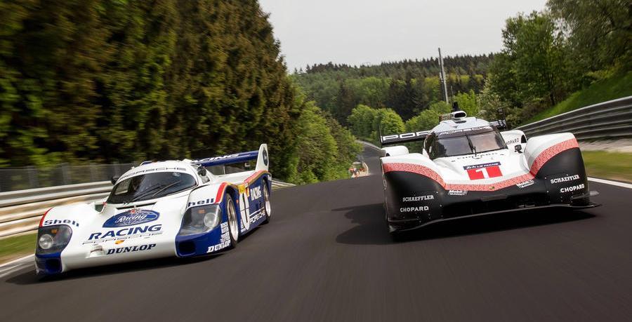 1143 BHP & 849 kg Freed of the need to meet the class regulations, Porsche dramatically reworked the 919 for a Tribute Tour, radically reworking the machine s aerodynamics to produce 53% more