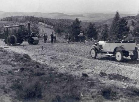1925 Groundbreaking ceremony for the Nürburgring In only two years, engineers built a 28.