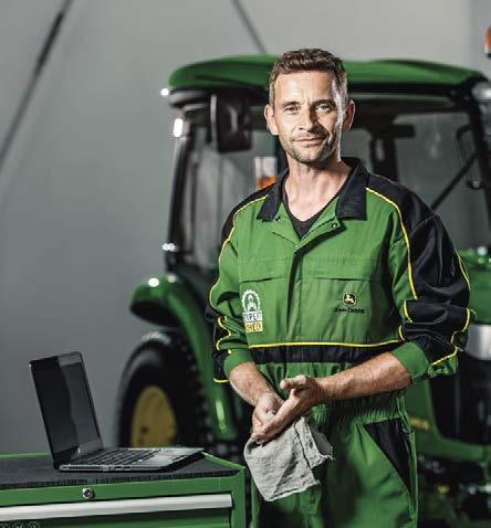 up-to-theminute, field-based checklists and tools that are exclusive to John Deere dealers.