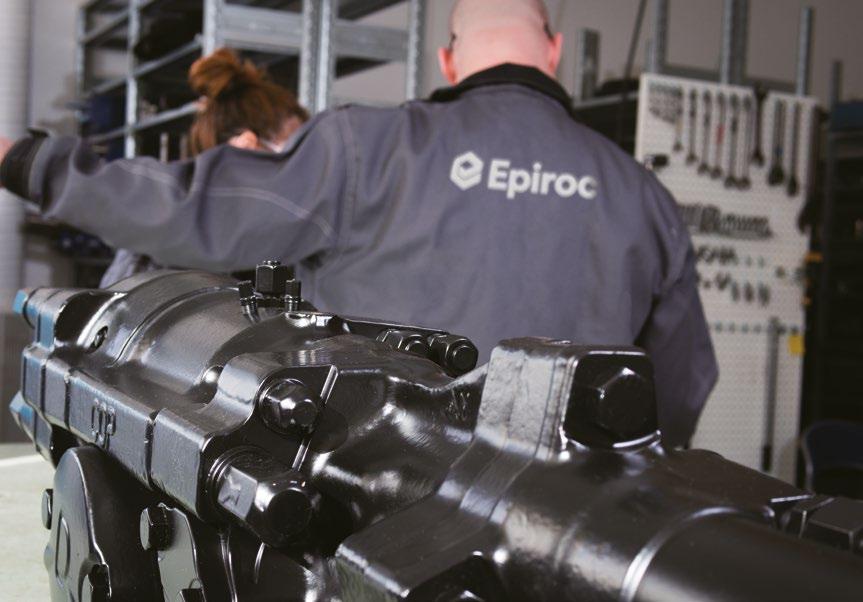 We focus on safety, productivity and reliability. By combining genuine parts and an Epiroc service from our certified technicians, we safeguard your productivity wherever you are.