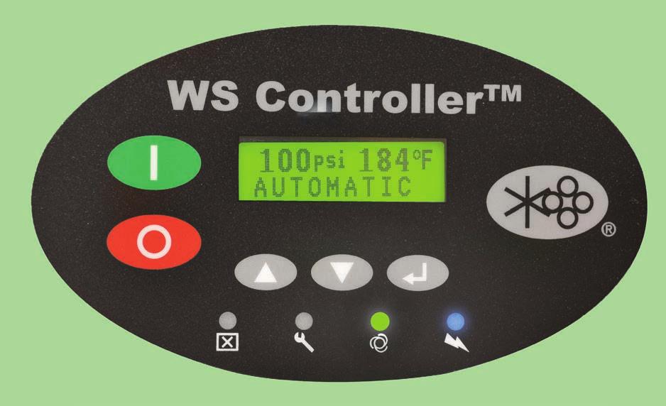 WS Controller CRITICAL OPERATIONS INFORMATION AT YOUR FINGERTIPS The WS Controller is a user-friendly, reliable and easy-to-read microprocessor.