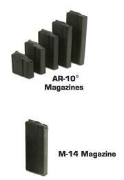Each magazine will accommodate ammunition variants used on the AR-10 platform. 25 Round Magazine 10607003 $53.00 20 Round Magazine 10607002 $44.95 15 Round Magazine 10607009 $44.