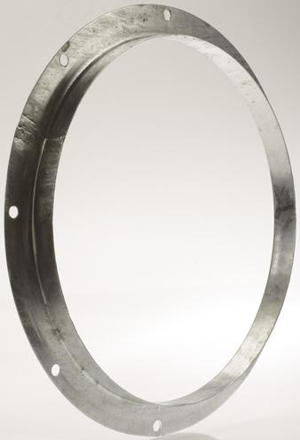 MATCHING FLANGES Accessories Fits directly to fan case flange Provides easy connection to flexible connector or ducting Hot dip galvanised steel Fan Dia. A B C D E F G 061B-0450 450 530 40 1.